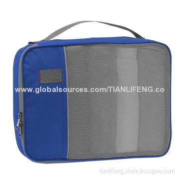Waterproof nylon cosmetic bag, high capacity